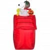 Gemmy Airblown Inflatable Snoopy Flying Ace on Dog House, Self-Inflates, G-22933