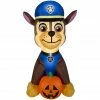 Gemmy Airblown Inflatable Paw Patrol Chase with Pumpkin, Self-Inflates, G-72189 -Gemmy Online Store 1445696