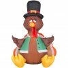 Gemmy Outdoor Airblown Inflatable Happy Turkey, Self-Inflates, G-26396 -Gemmy Online Store 1445715
