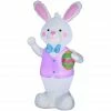 Gemmy Airblown Outdoor Bunny with Easter Egg, G-44335 1 Gemmy Airblown Outdoor Bunny with Easter Egg, G-44335 -Gemmy Online Store 1486424