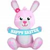 Gemmy Airblown Outdoor Happy Easter Pink Bunny Inflatable 1 Gemmy Airblown Outdoor Happy Easter Pink Bunny Inflatable -Gemmy Online Store 1486425