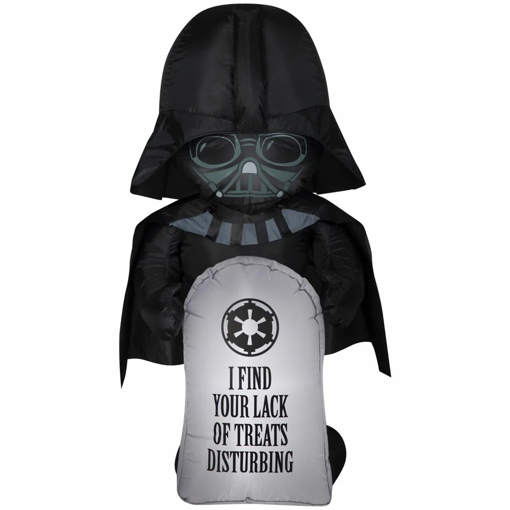Gemmy Air-Blown Stylized Darth Vader with Tombstone Inflatable, Self-Inflates, G-225042 3 Gemmy Air-Blown Stylized Darth Vader with Tombstone Inflatable, Self-Inflates, G-225042