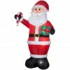 Gemmy Airblown Inflatable Santa with Gift and Candy Cane 2 Gemmy Airblown Inflatable Santa with Gift and Candy Cane -Gemmy Online Store 1572769