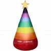 Gemmy Airblown Inflatable Rainbow Christmas Cone Tree -Gemmy Online Store 1572792