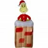 Gemmy Animated Inflatable Grinch in Chimney -Gemmy Online Store 1572879