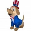 Gemmy Airblown Inflatable Patriotic Pooch Decoration -Gemmy Online Store 1634581
