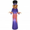 Gemmy Airblown Pumpkin Reaper with Top Hat Inflatable Decoration, G-222675 -Gemmy Online Store 1694664