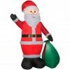 Gemmy Airblown Inflatable Extra Bright Inflatable Santa