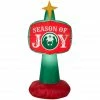 Gemmy Airblown Inflatable Outdoor Season of Joy Sign -Gemmy Online Store 1737001