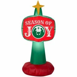 Gemmy Airblown Inflatable Outdoor Season of Joy Sign