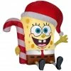 Gemmy Airblown Inflatable SpongeBob with Candy Cane, Nickelodeon -Gemmy Online Store 1737023