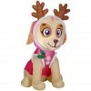 Gemmy Airblown Inflatable Skye in Pink Snow Outfit with Antlers, Nick -Gemmy Online Store 1737050