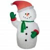 Gemmy Airblown Mixed Media Snowman -Gemmy Online Store 1737083