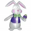 Gemmy Airblownwhite Bowtie Bunny with Vest 2 Gemmy Airblownwhite Bowtie Bunny with Vest -Gemmy Online Store 1874444