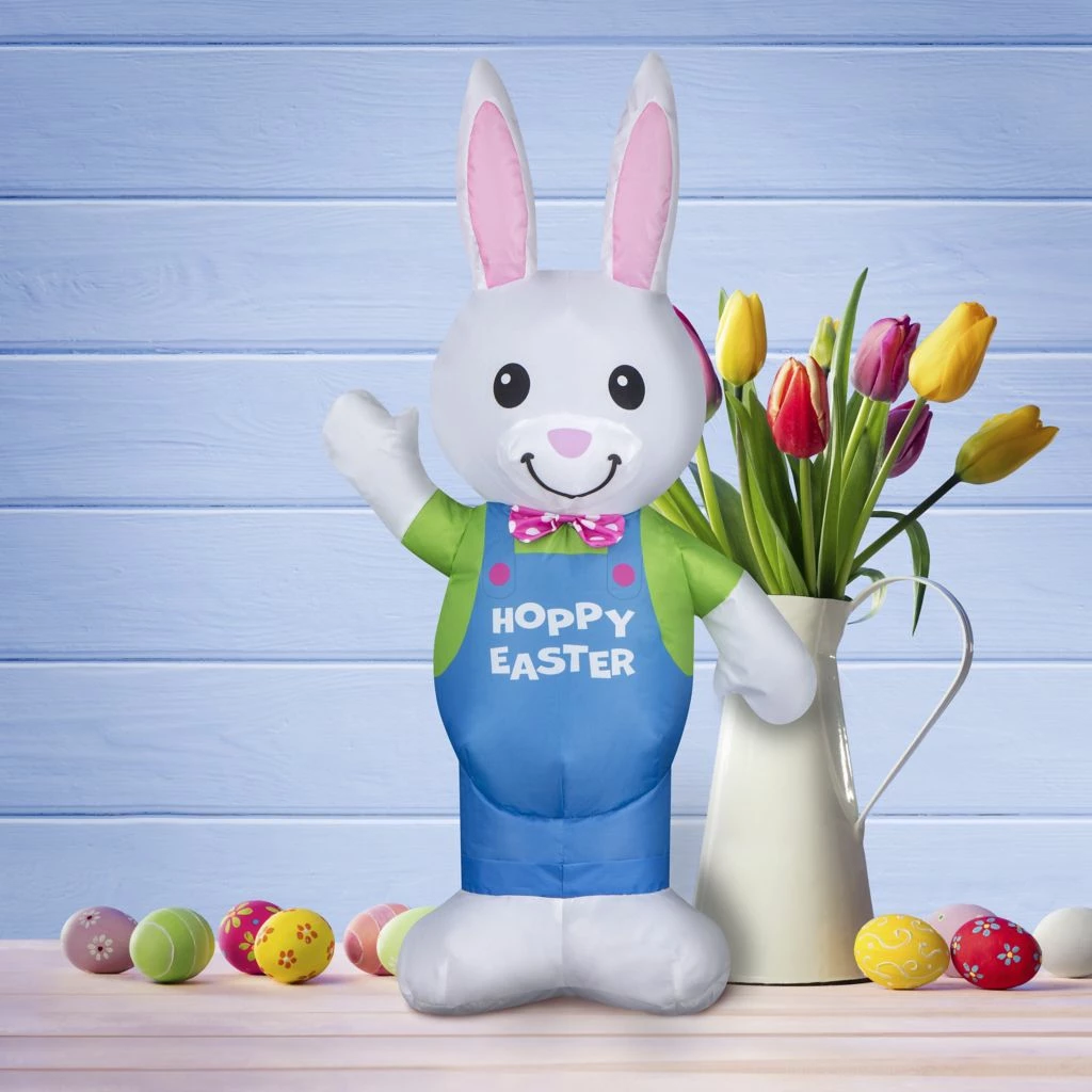 Gemmy Airdorable Airblown Easter Bunny 6 Gemmy Airdorable Airblown Easter Bunny - Image 4
