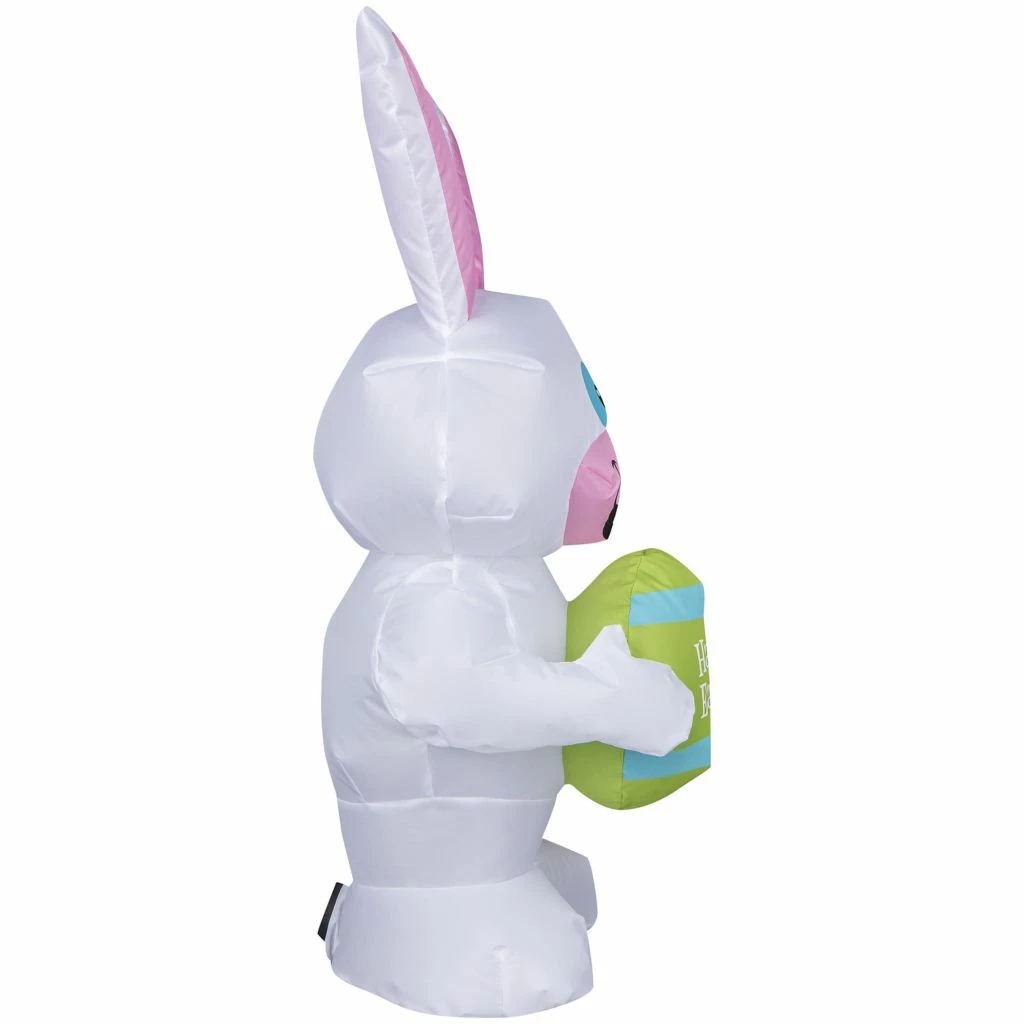 Gemmy Airdorable Airblown Whimsical Easter Bunny 5 Gemmy Airdorable Airblown Whimsical Easter Bunny - Image 3