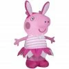 Gemmy Airblown Peppa Pig In Easter Outfit SM