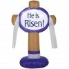 Gemmy Airblown-Outdoor "He Is Risen" Easter Sign, Small, G-41730 -Gemmy Online Store 1877963