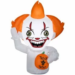 Gemmy Airblown Inflatable Stylized Pennywise CarBuddy