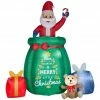 New! Gemmy Giant Animated Airblown Inflatable Santa in a Gift Bag, G-117809 1 New! Gemmy Giant Animated Airblown Inflatable Santa in a Gift Bag, G-117809 -Gemmy Online Store 1935143