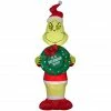 New! Gemmy Airblown Inflatable Grinch with Wreath, G-119314 1 New! Gemmy Airblown Inflatable Grinch with Wreath, G-119314 -Gemmy Online Store 1935159